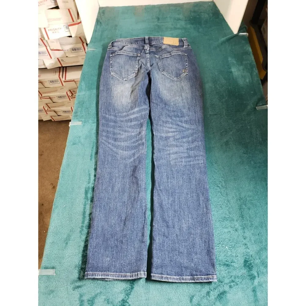 Aeropostale Jeans Size 28x32 Mens Blue Pants Stretch Denim Mid Rise Straight
